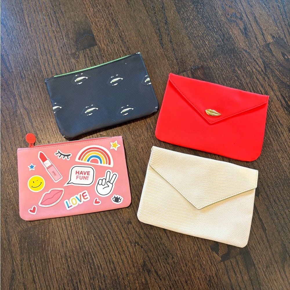 Ipsy Cosmetic Bags Set of 4